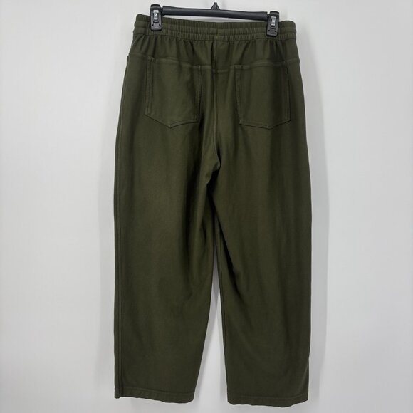 ATHLETA Farallon Pant Green Womens Size Medium #533741 Wide Leg Casual - Picture 2 of 13